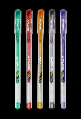 Picture of Matador Glitter Gel Pen (120 PC)