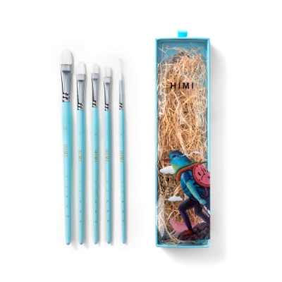 Picture of HIMI Flat Brush Set 5pc