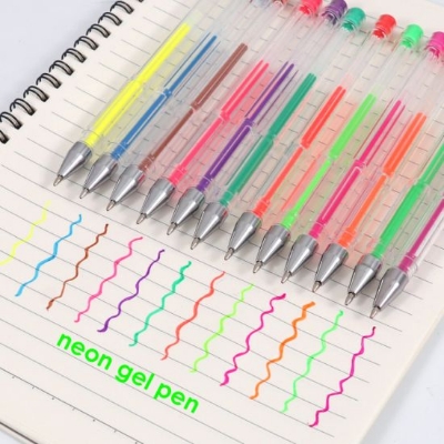 Picture of FOSKA Neon Gel Pen 12 Pcs/set