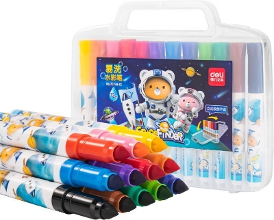 Picture of Deli 70738-12 Water Color Felt Pen