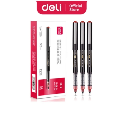 Picture of Deli S656-Z1 Roller Ball Pen Red 01 Pcs