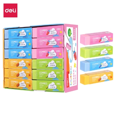 Picture of DELI 3045 High Quality Fresh Colour Eraser (36 Pcs)