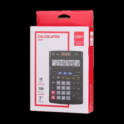 Picture of Deli E39203 Calculator 120 Check Calculator 12-digit