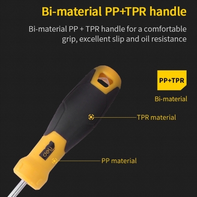 Picture of Deli Tools EDL6330751 Slotted Screwdriver