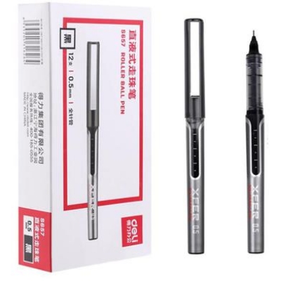 Picture of Deli S657  Black Roller Pen 01 Pcs 0.5mm