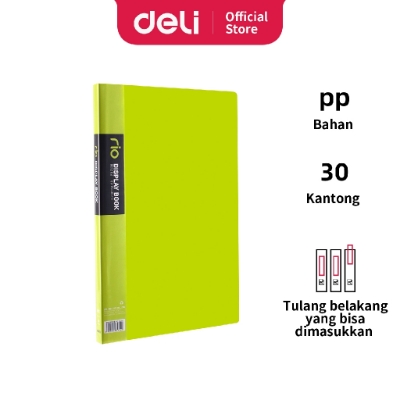 Picture of Deli EB01402 Display Book Clear Holder-Rio FC 60Pocket (Any color)
