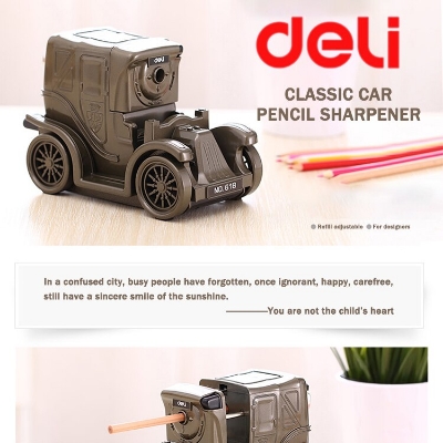Picture of Deli	618	Rotary Pencil Sharpener(Assorted)(Pcs)
