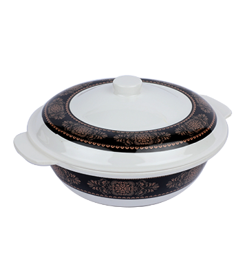 Picture of 8.5" Smart Classic Bowl with Lid-Black gold