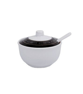Picture of Big Salt Pot-Black gold
