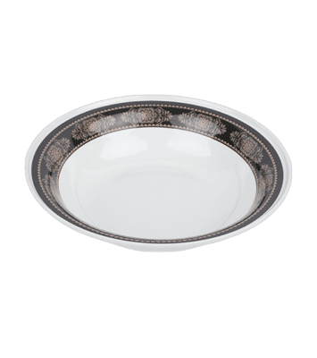 Picture of 12" Rice Bowl-Black gold