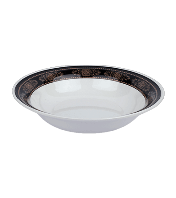 Picture of 14" Rice Bowl-Black gold