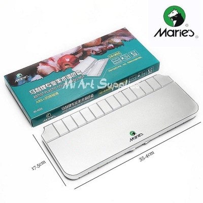 Picture of Marie's Artist Plastic Rectangular Colour Mixing Box (32 Wells + 5 Mixing Areas)