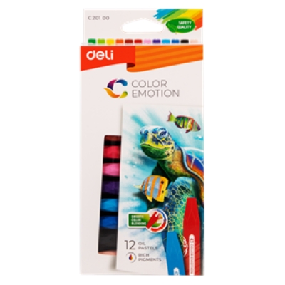 Picture of Deli	EC20100 Oil Pastel 12 Colors