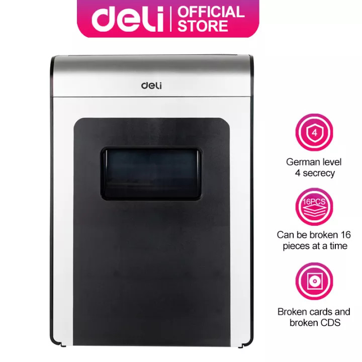 Picture of Deli	E9917-EU Paper Shredder (Black)