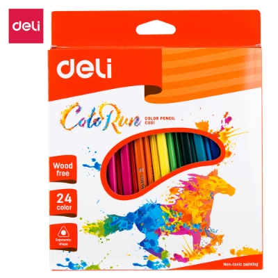 Picture of Deli	EC00120	Plastic Colored Pencil 24 Colors