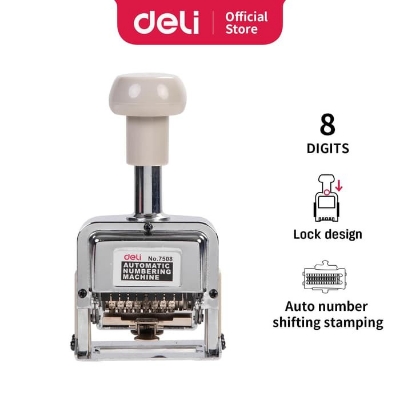 Picture of Deli E7508 Auto Numbering Machine 8Digits