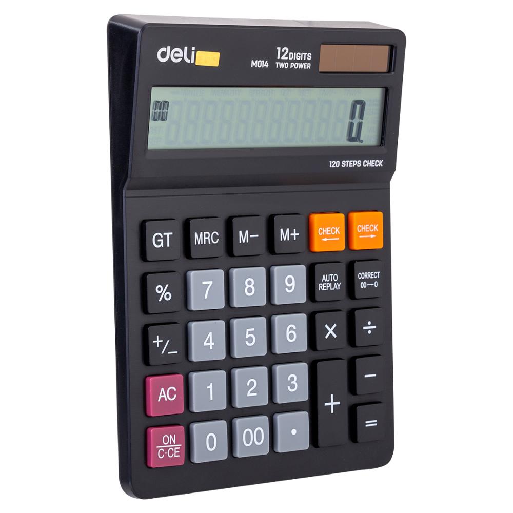 Picture of Deli	EM01420	Desk Calculator Plastic-12 Digits
