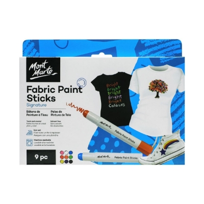 Picture of Mont Marte Fabric Paint Sticks 9pc
