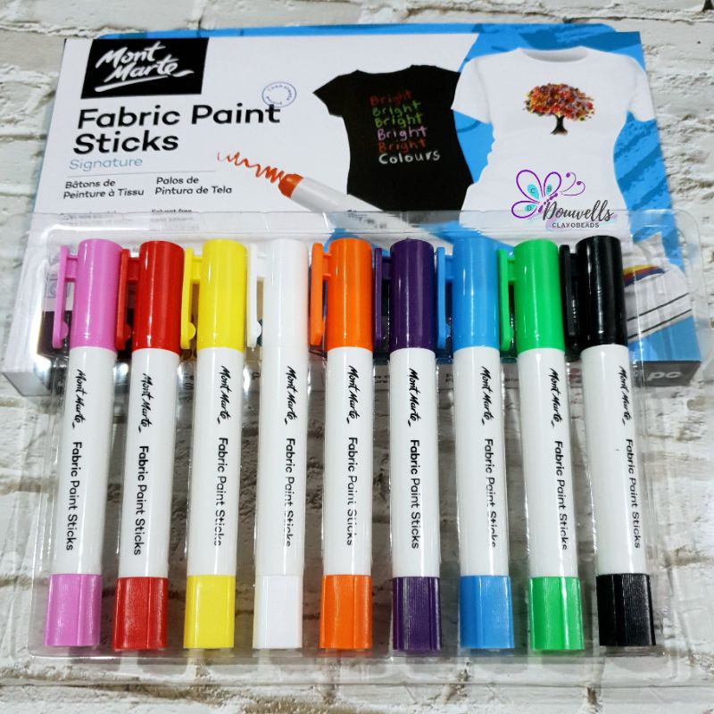 Picture of Mont Marte Fabric Paint Sticks 9pc