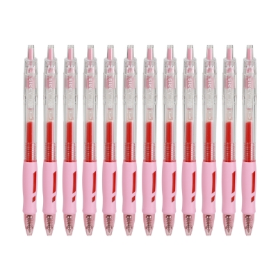 Picture of Deli EG09-RD Retractable Gel Pen 0.5mm (Red)