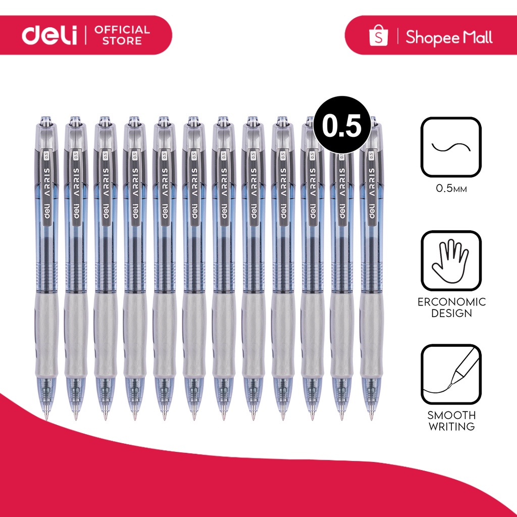 Picture of Deli EG08-BK Gel Pen Sign Pen 0.5mm Black