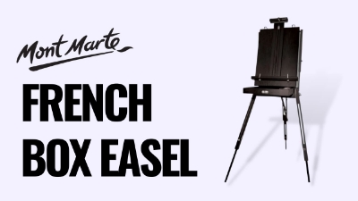 Picture of Mont Marte MEA0027 Black French Box Easel