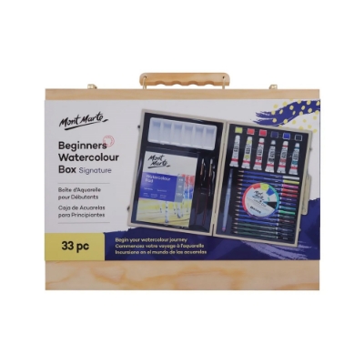 Picture of Mont Marte Beginners Watercolour Box 33pc