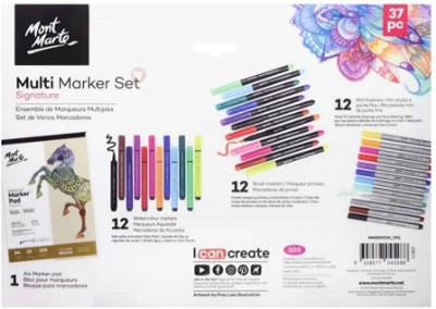 Picture of Mont Marte Multi Marker Set 37 Pcs