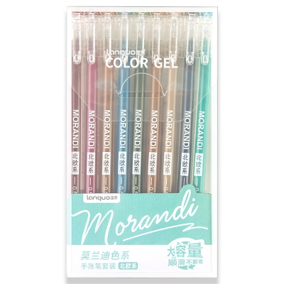 Picture of Morandi Multicolor Gel Pen 0.5mm Writing Colored Scrapbooking DIY Decoration