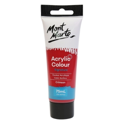 Picture of Mont Marte  Acrylic Paint 75ml Tube - Crimson