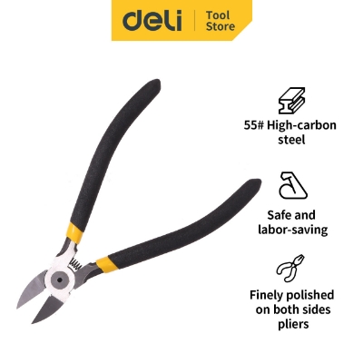 Picture of Deli Tools EDL0306A Plastic Cutting Nippers 6"