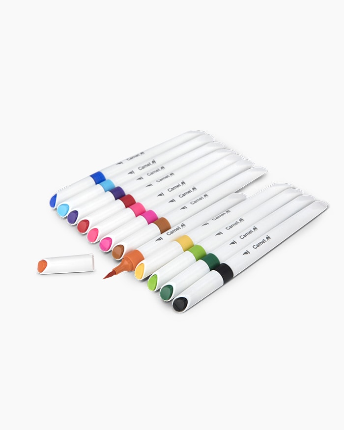 Picture of Camel Brush Pen pack of 12 shades