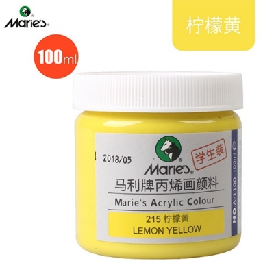 Picture of Maries Acrylic Color 100ML Lemon Yellow