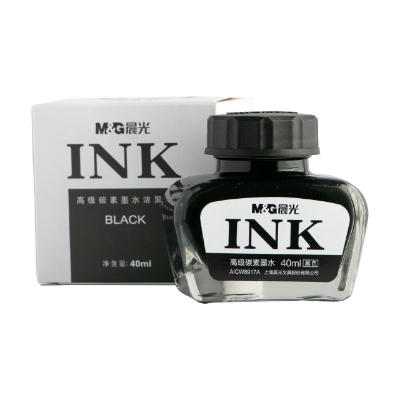 Picture of M&G Fountain Pen Ink Bottle 40ml Black