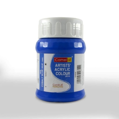 Picture of Camel 500ml Artist Acrylic  Color COBALT BLUE