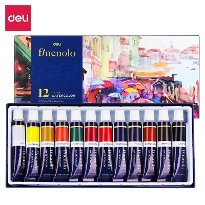 Picture of Deli EC19-12  Finenolo Watercolor 12ml 12 Color