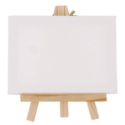 Picture of Papertree White mini canvas with Easel
