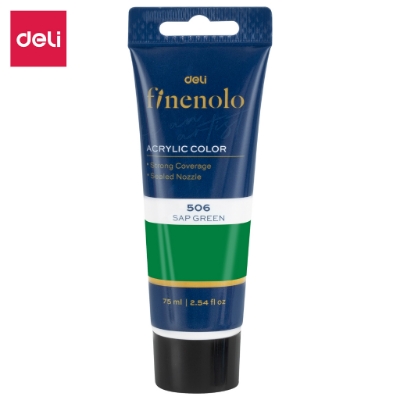 Picture of Deli EC75-SG Finenolo Acrylic color 75ml Sap Green