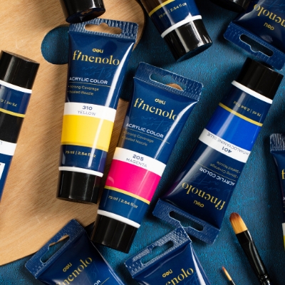 Picture of Deli Finenolo Acrylic color 75ml Yellow