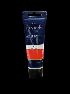 Picture of Deli EC75-VR Finenolo Acrylic color 75ml Vermilion