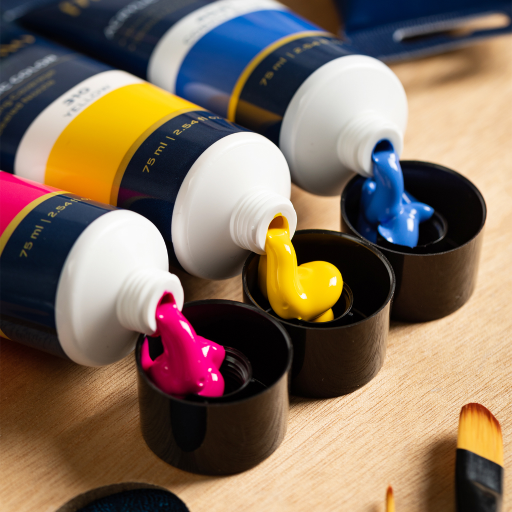 Picture of Deli EC75-MY finenolo acrylic color 75ml Lemon Yellow