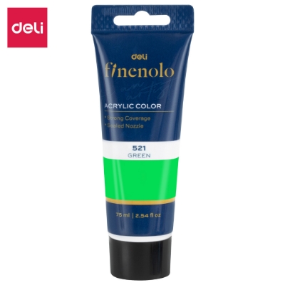 Picture of deli ec75-GN finenolo acrylic color 75ml Green