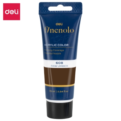 Picture of Deli EC75-RU Finenolo Acrylic color 75ml Raw Umber