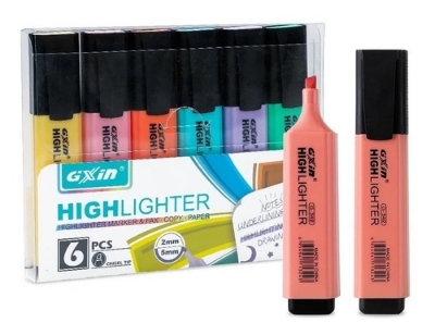 Picture of Gxin 6 Pcs Pastel Highlighters