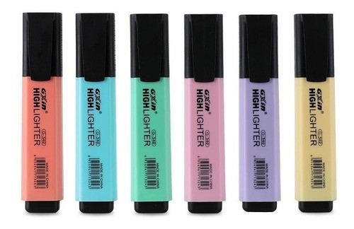 Picture of Gxin 6 Pcs Pastel Highlighters