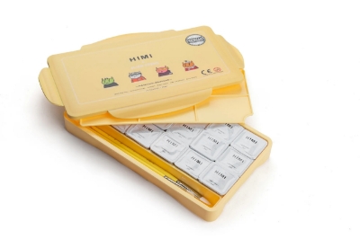 Picture of MIYA Himi Metallic Gouache Paint Set, 18 Colors X 30Ml Unique Jelly Cup Design