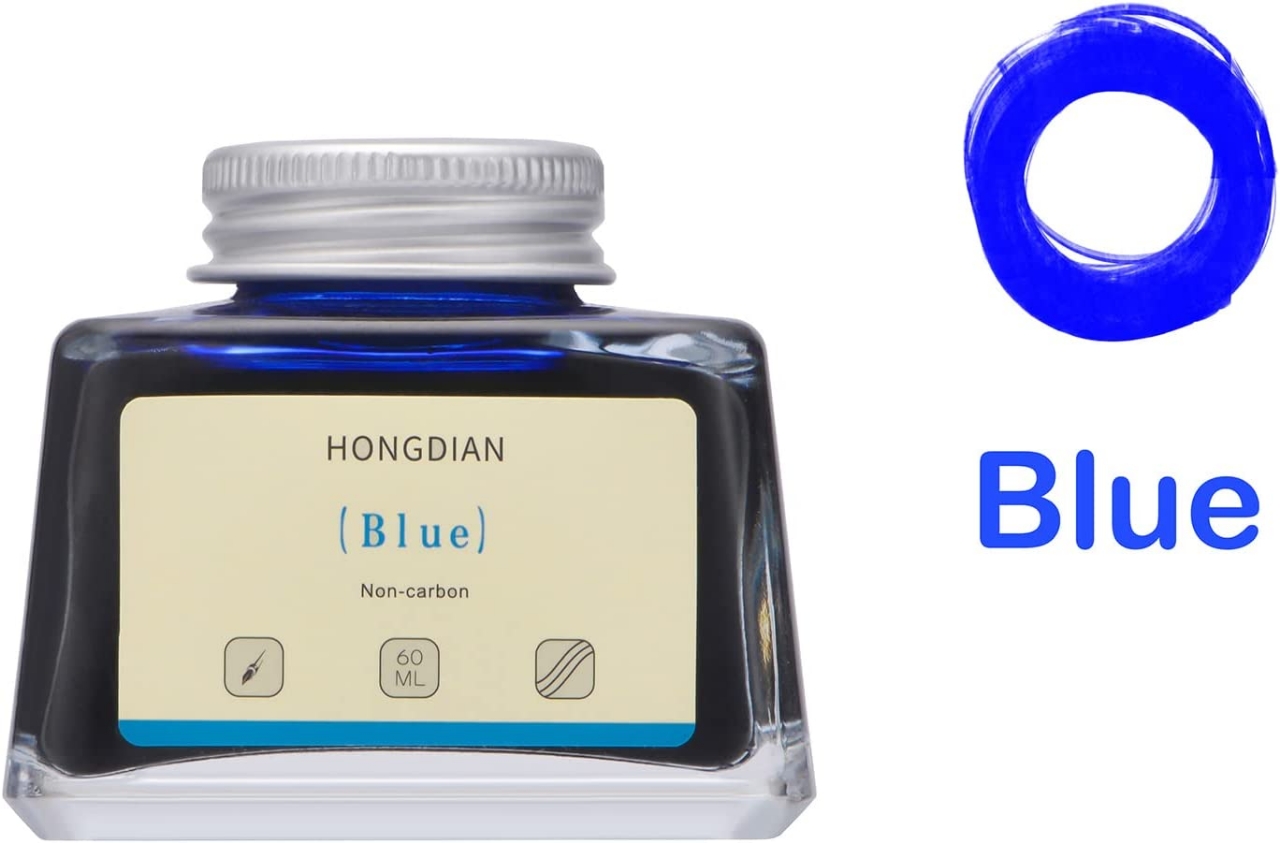 Picture of Hongdian Fountain Pen Bottled Ink Blue, 60ml