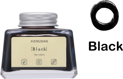 Picture of Hongdian Fountain Pen Bottled Ink Black, 60ml