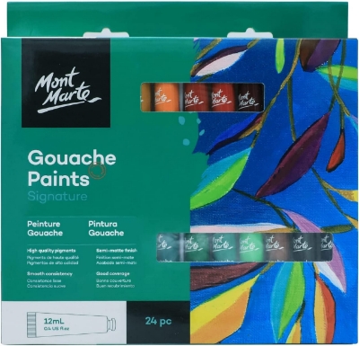 Picture of Mont marte Gouache Paints 12 ml X 24 pc