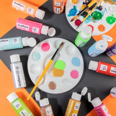 Picture of Mont Marte Crafters Colour Paint Set 21pc x 60ml